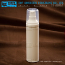 ZB-QW50 50ml Großhandel, die verschiedene leere Runde pp Kunststoff airless farbige Flasche 2 oz